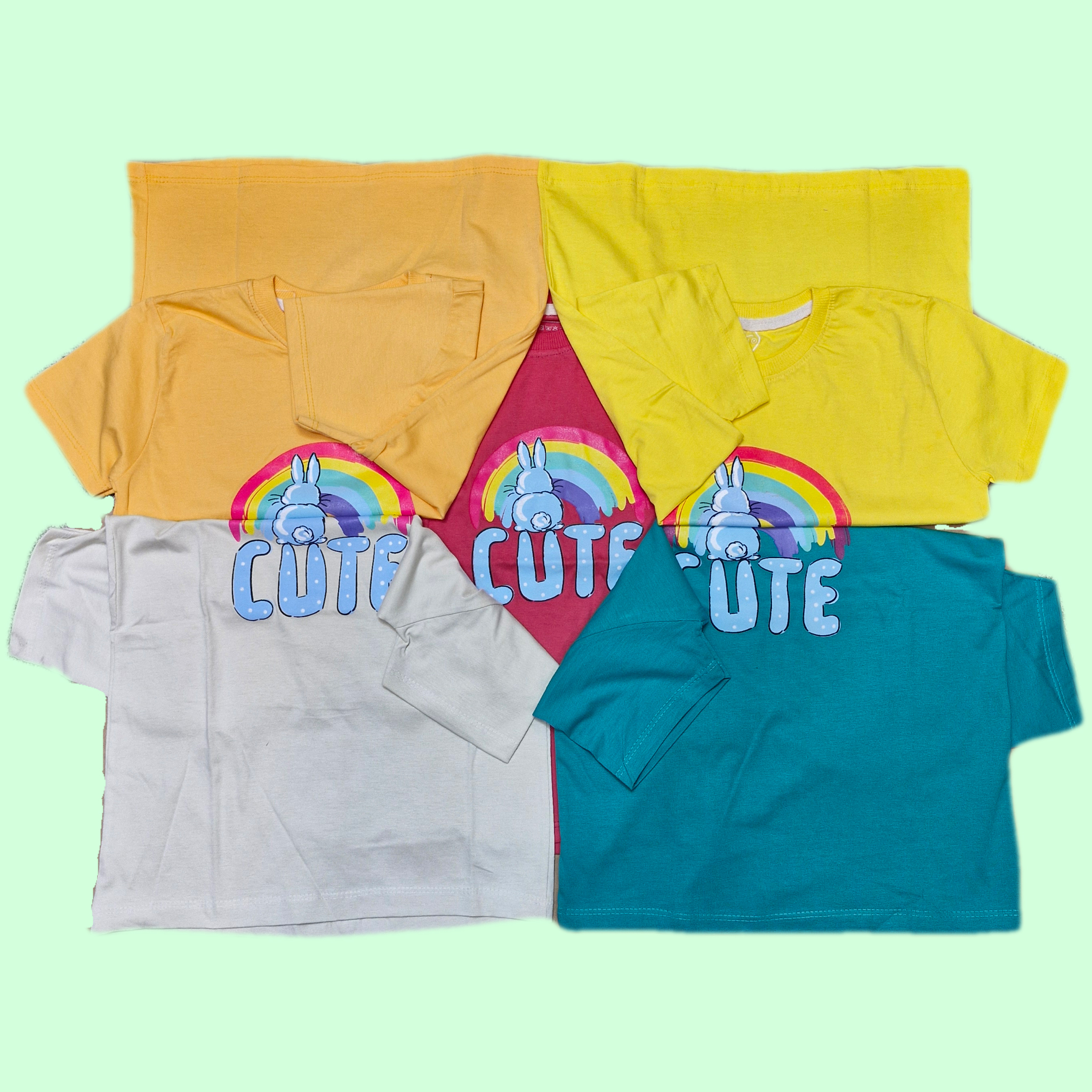 تی شرت دخترانه طرح خرگوش