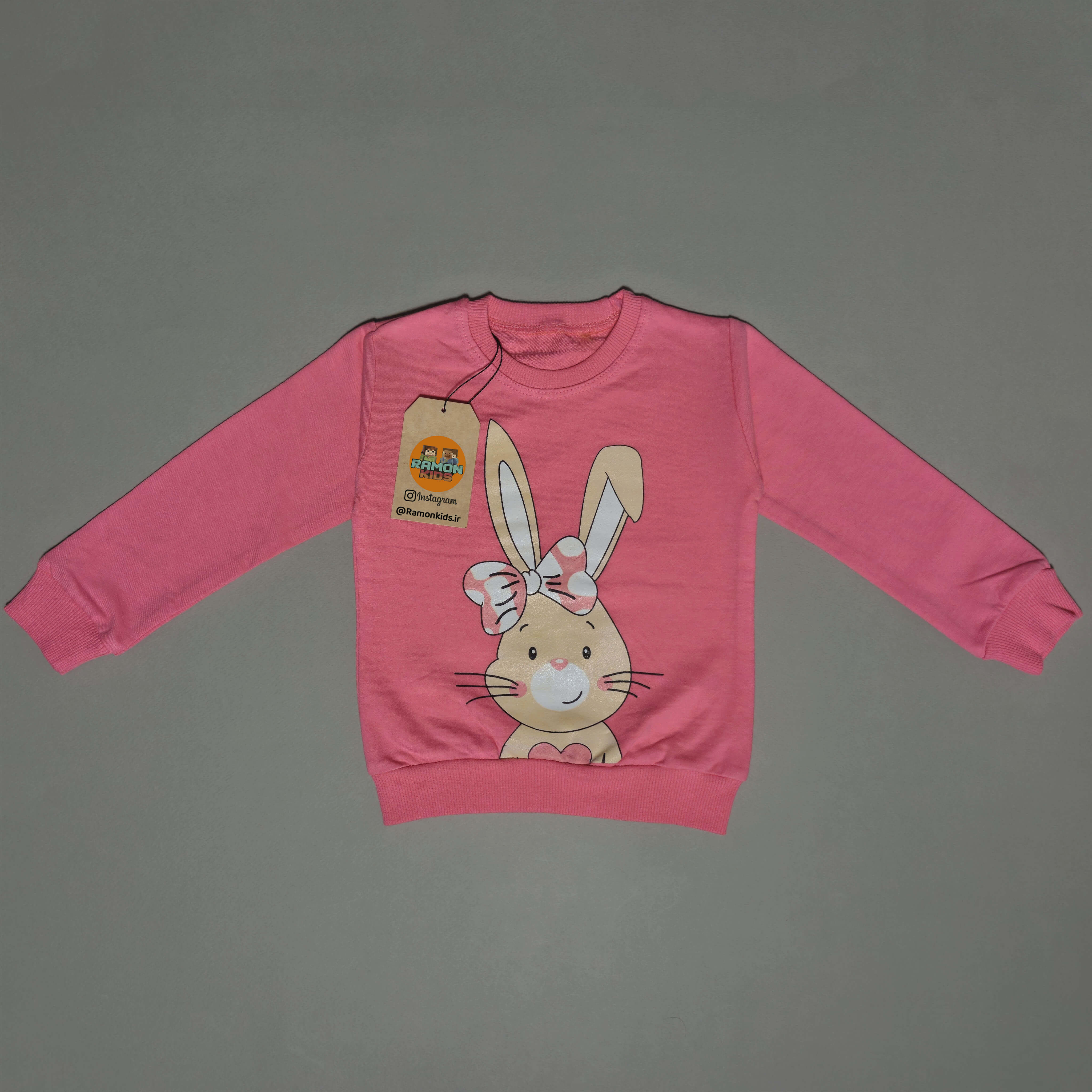 بلوز دورس چاپدار دخترانه خرگوشی