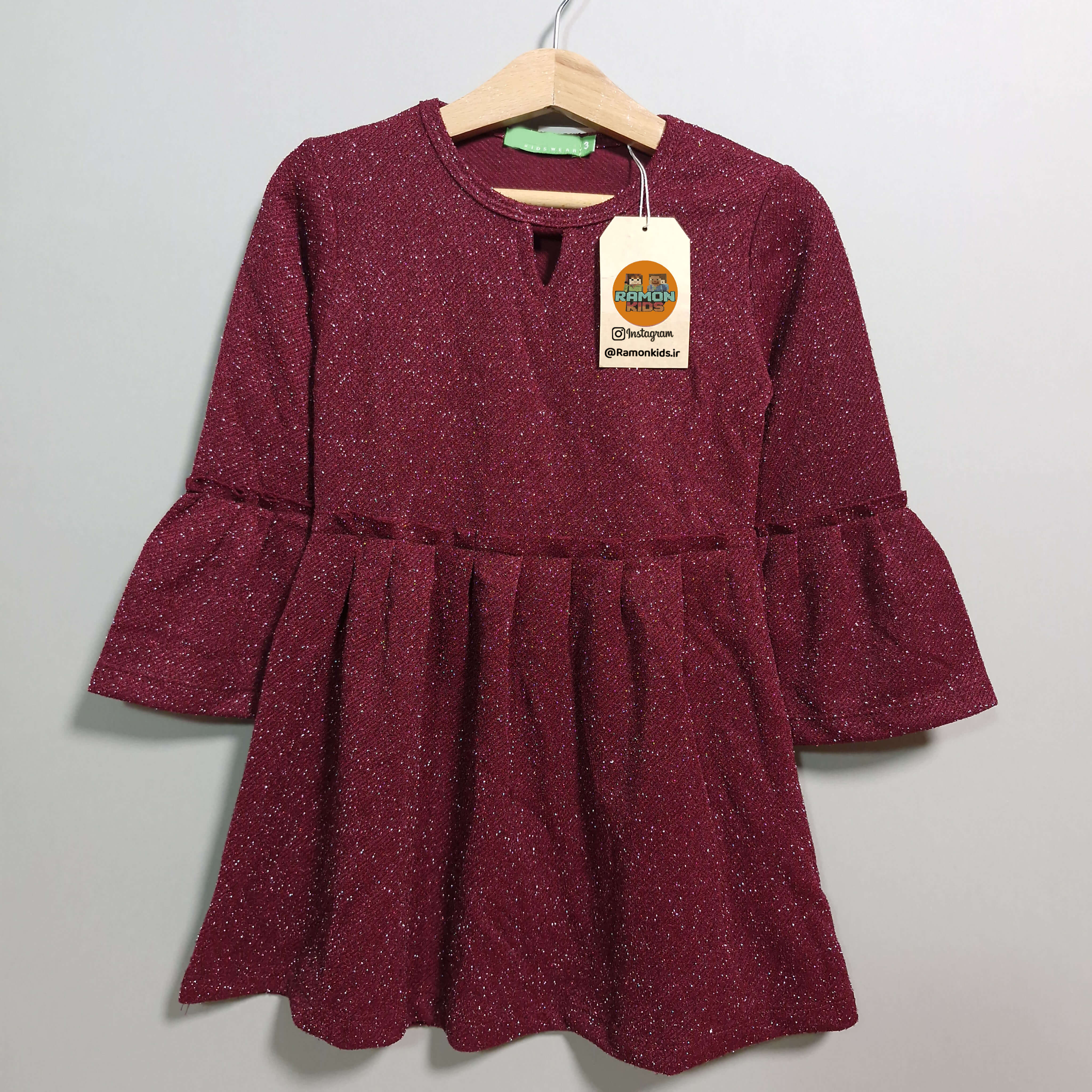 پیراهن دخترانه پلیسه شاین